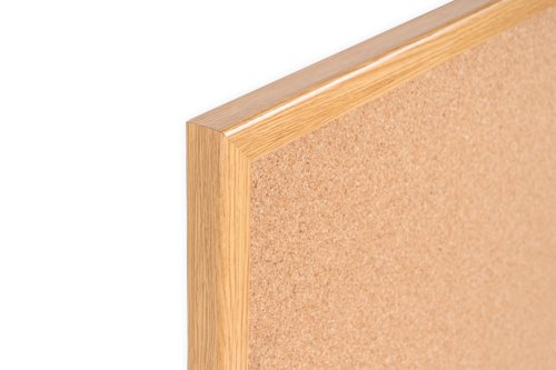 5 Star Cork Noticeboard Oak Effect Frame 1800x1200mm FS669062