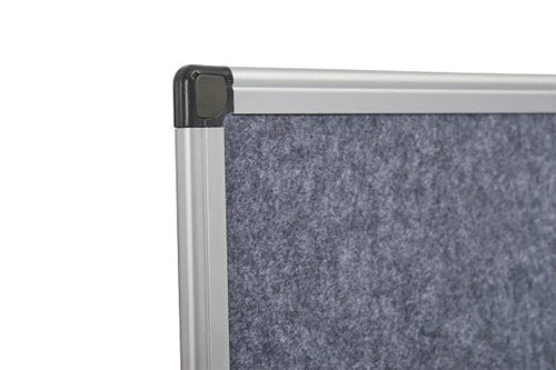 5 Star Fire Retardant Noticeboard 600x900mm Grey FS669100