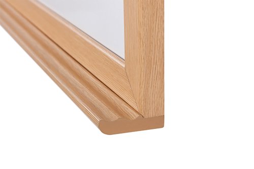5 Star Magnetic Drywipe Whiteboard Wood Frame 600x900mm FS669106