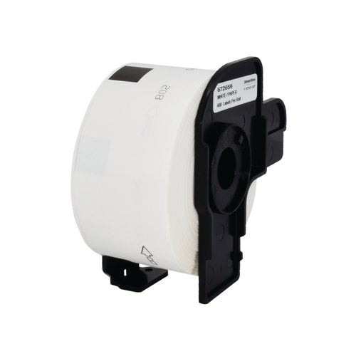 Five Star Non-OEM Replacement for Brother DK-11208 Black on White 38mm x 90mm 400/Roll FS672659