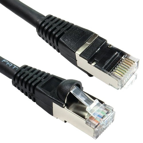 5 Star Cat6A S/STP LSOH Patch Cable Snagless 5m Black FS686962