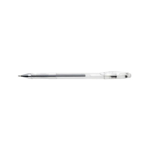 5 Star Roller Gel Grip Pen 1mm Tip 0.5mm Line Black (Pack of 10) 938667