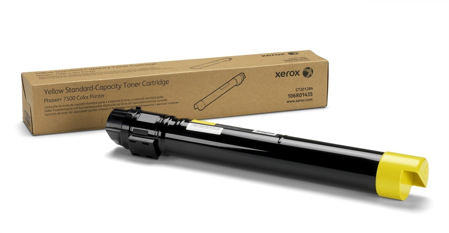 Xerox Yellow Standard Capacity Toner Cartridge 9.6k pages for 7500 - 106R01435