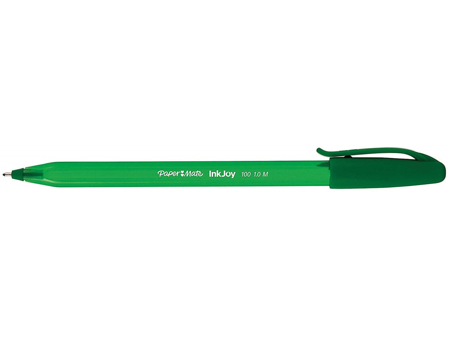 Paper Mate InkJoy 100 Ballpoint Pen 1.0mm Tip 0.7mm Line Green (Pack 50) - S0957150
