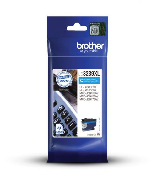 Brother LC3239XLC Inkjet Cartridge High Yield Cyan LC3239XLC