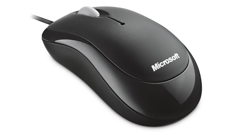 Microsoft Basic Optical USB A Wired Ergonomic Design 800 DPI Mouse Black
