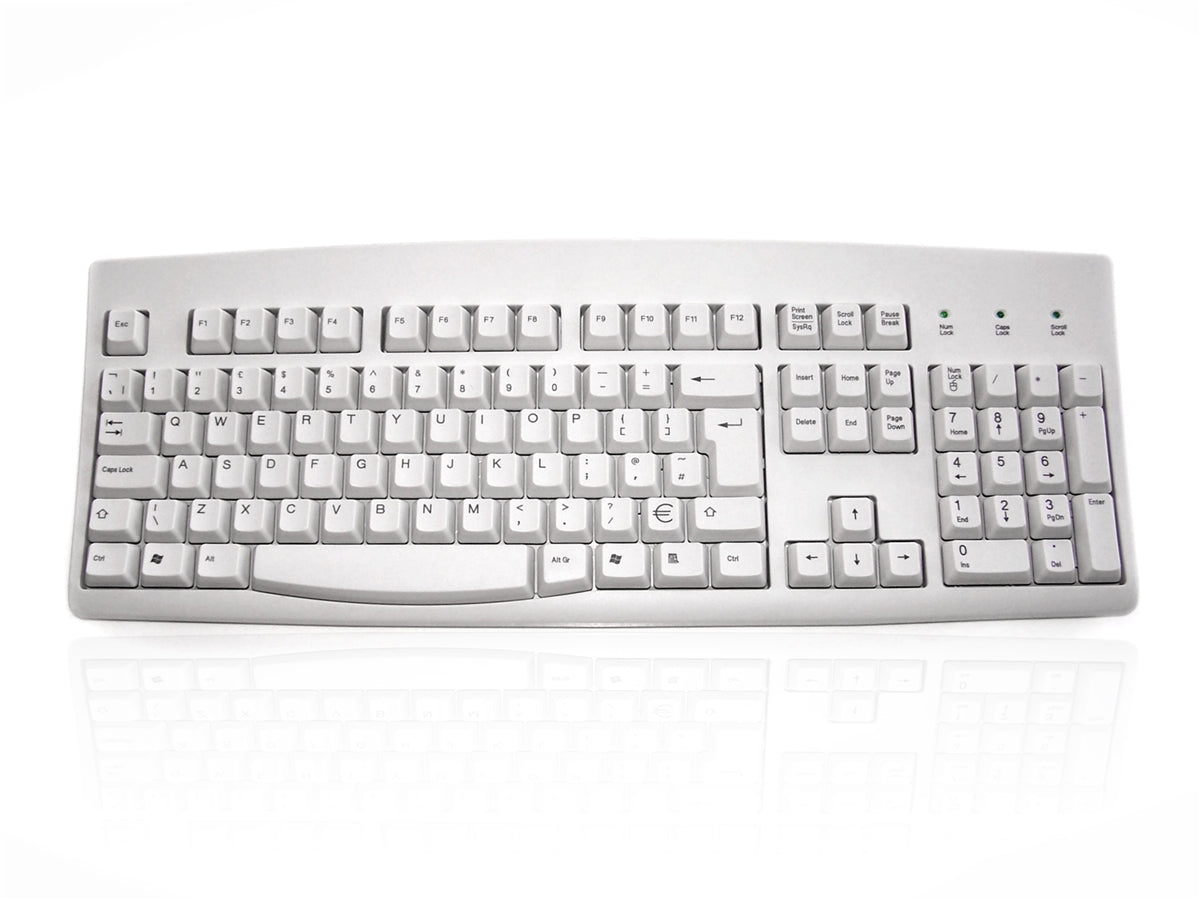 Accuratus 260 USB White QWERTY Keyboard