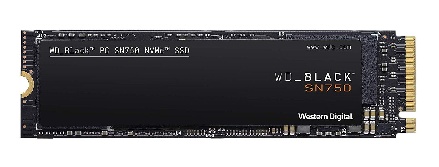 WD SSD 500GB M.2 NVMe Black SN750 Heatsink