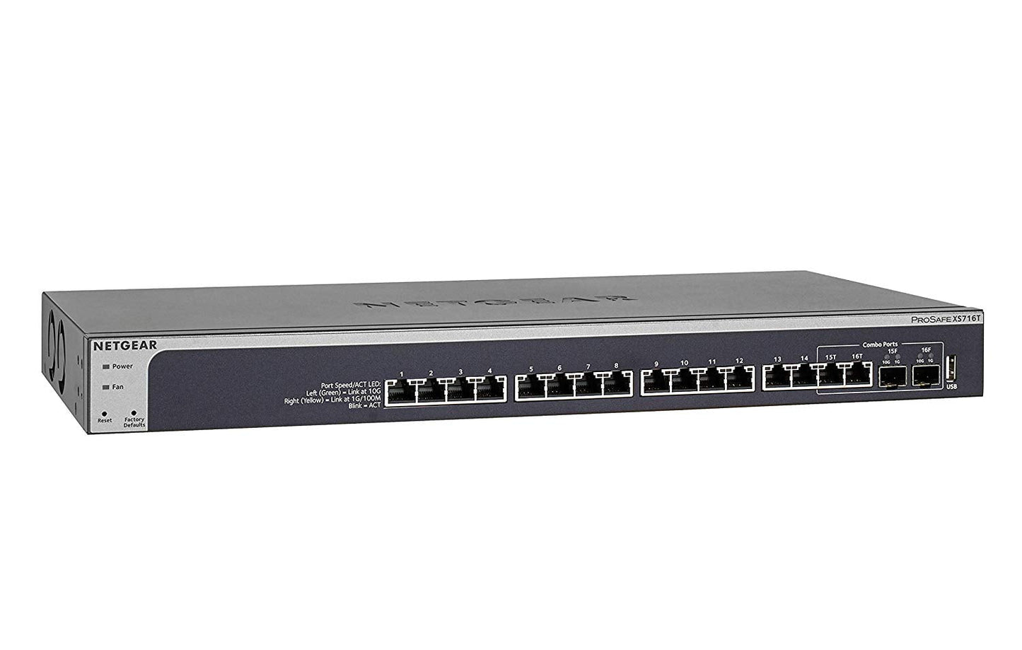 XS716T 16 Port 10GB Smart Managed Switch