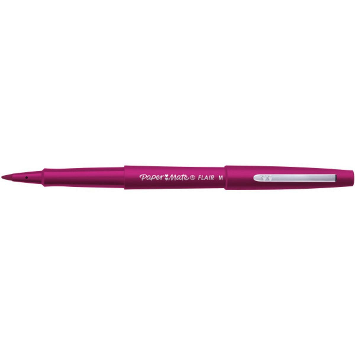 Paper Mate Flair Fibre Tip Pen Medium Point 0.7mm Magenta (Pack 12) S0971630