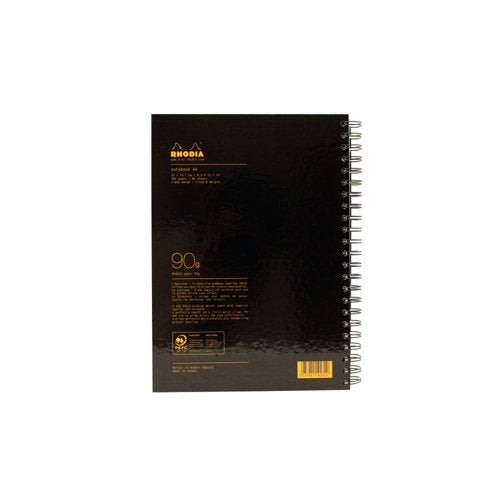 Rhodia Business A4 Book Wirebound Hardback 160 Pages Black (Pack of 3) 119232C