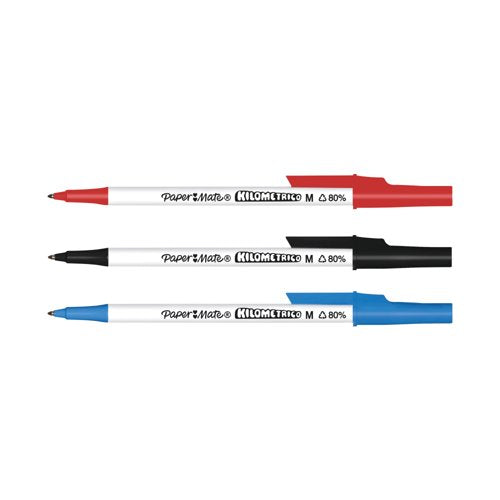 PaperMate Kilometrico Ballpoint Pen Medium 1.0mm Assorted (Pack of 8) 2187680