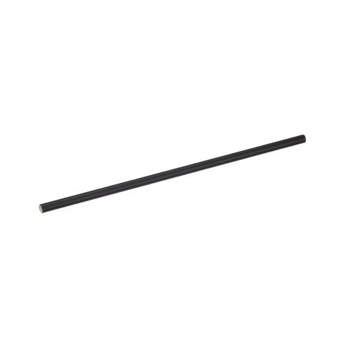 Go-Pak Paper Straw 200mm x 6mm Black (Pack of 5000) D22013