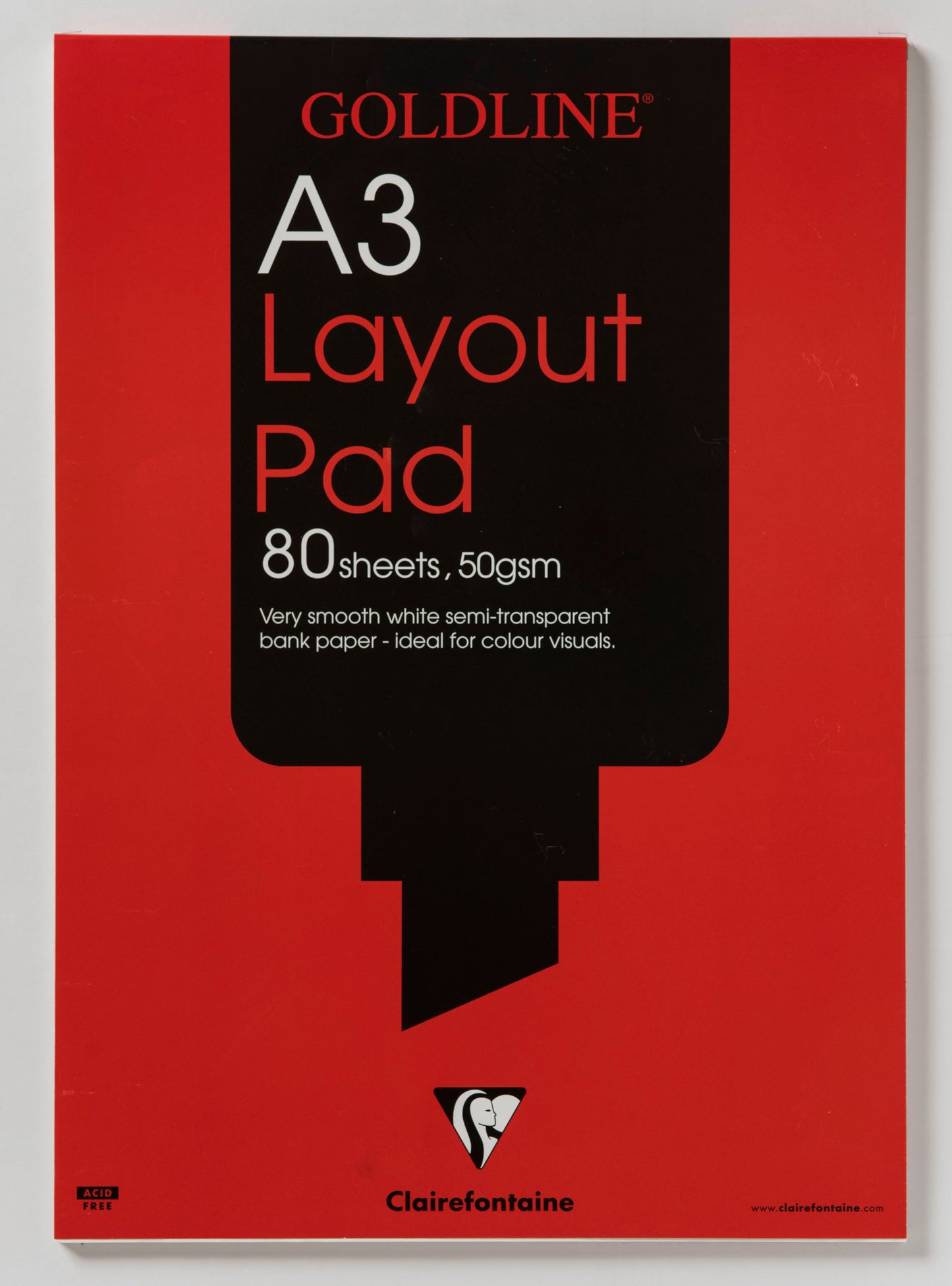 Goldline A3 Layout Pad Bank Paper 50gsm 80 Sheets White Paper GPL1A3Z