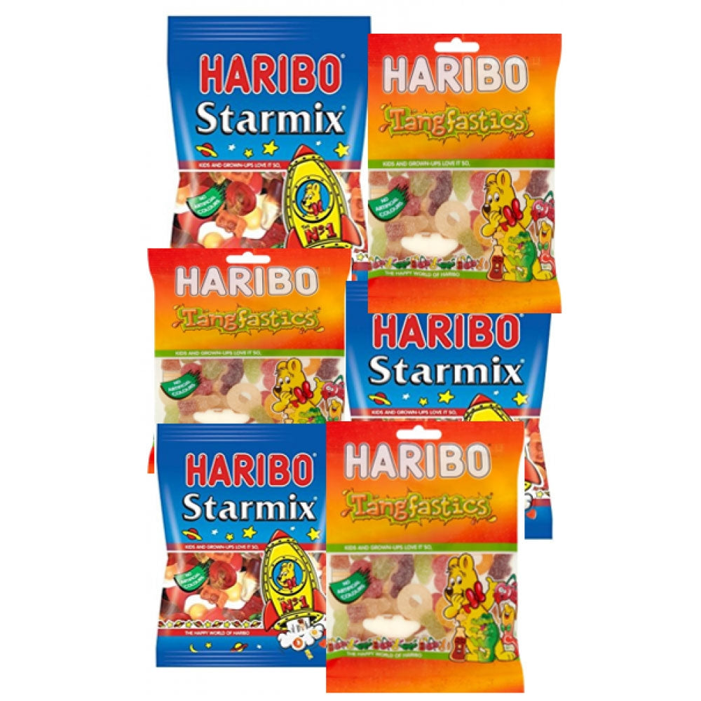 Haribo 12 x 160g Starmix & Tangtastic Sweets {12 Packet Offer}