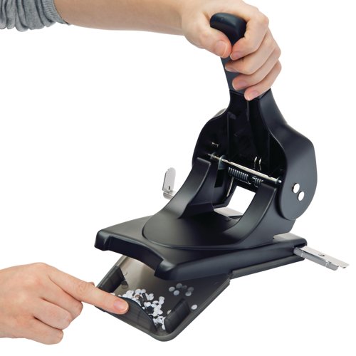 Rapesco Alu 65 Hole Punch Metal Black 1015