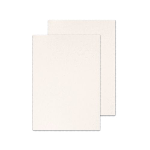 Q-Connect A4 White Leathergrain Comb Binder Cover (Pack of 100) KF00502