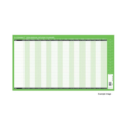 Q-Connect Holiday Planner Unmounted 2026 KFAHP26
