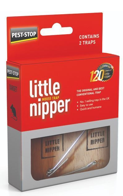 Pest-Stop Little Nipper Original Mouse Trap {Twin-Pack, PSLNMB}