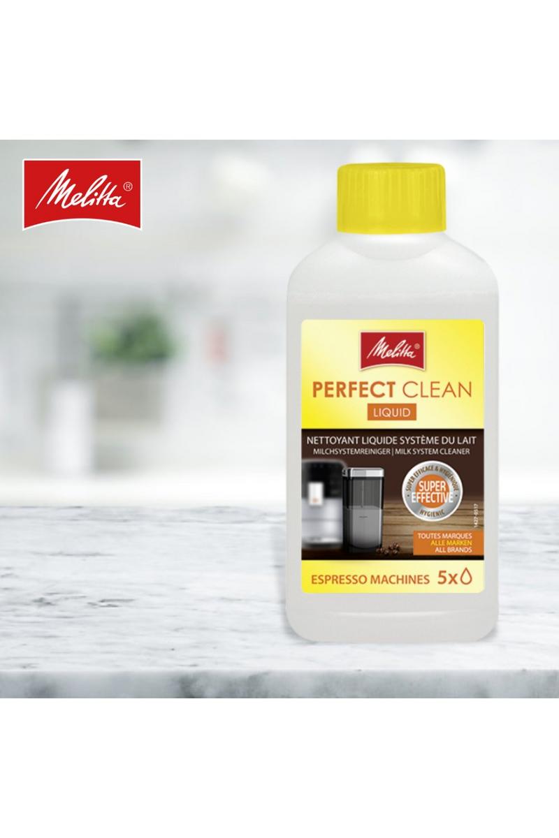 Melitta 202034 Perfect Clean Espresso Machines Milk System Cleaner 250ml