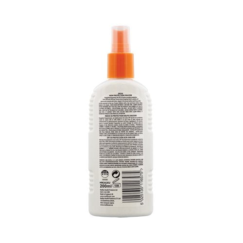 Malibu SPF 50 Sun Lotion Spray 200ml SUMAL141