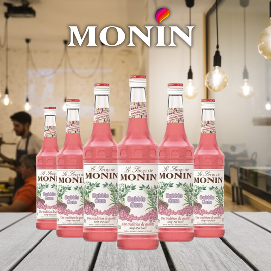 MONIN Bubblegum Cocktail Syrup 700ml (Glass Bottle)