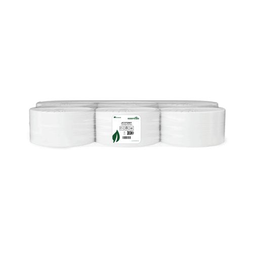 Centrefeed Toilet Roll 2-Ply 540 Sheets Per Roll 200m (Pack of 12) JCCF2001DS