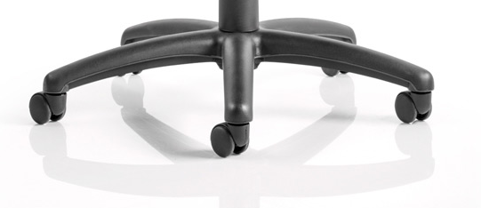 Zeus Chair Black Fabric Black Mesh Back With Arms OP000140