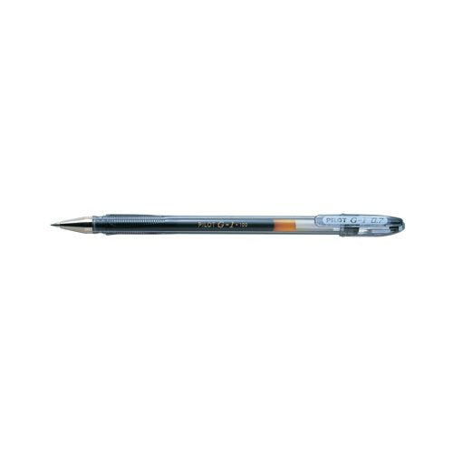 Pilot G107 Gel Ink Rollerball Pen Medium Black Pack of 12 G10701