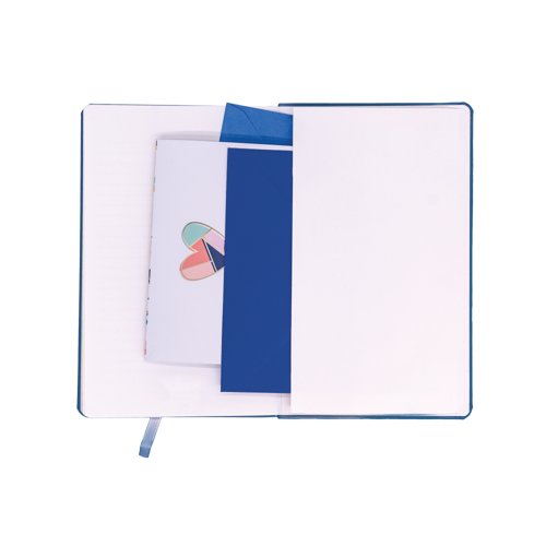 Pukka Pad Signature Soft Cover Notebook A5 215x135mm 192 Pages Teal 7752-SIG