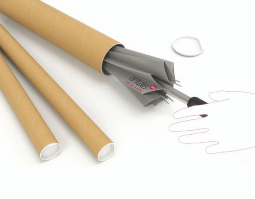 Postal Tube 625x50mm Brown Kraft (Pack of 25) PT-050-02-0625