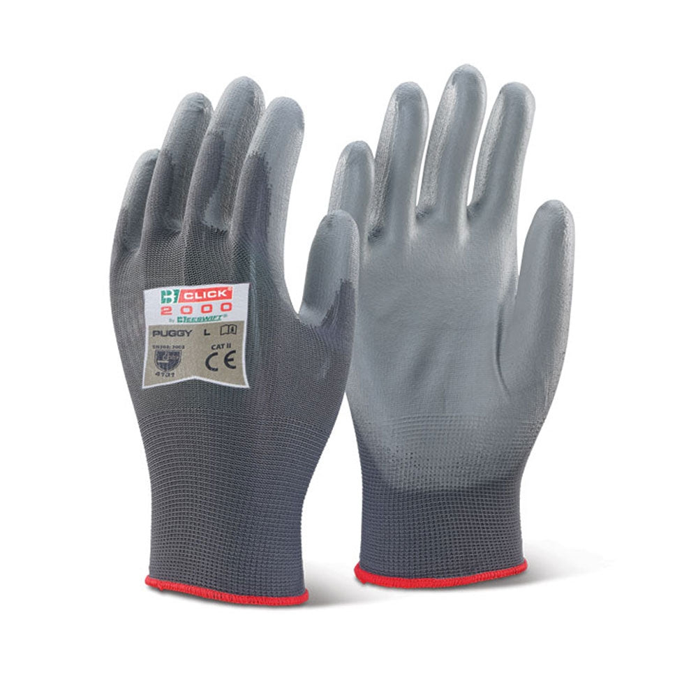 Beeswift 2000 Grey Nylon Gloves 10's