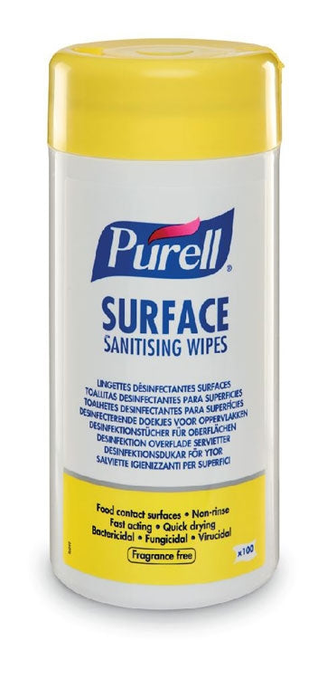 Purell Surface Sanitising Wipes (Pack of 200) 95104-06-EEU {Clearance}