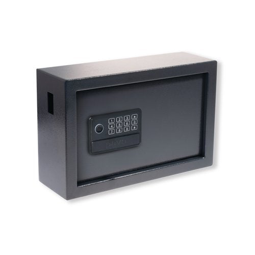 Pavo High Security Advanced Steel Key Cabinet 20 Key Capacity Dark Grey DFLHPA421