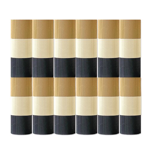 Natural Corrugated Border Rolls Assorted (Pack of 36) AD48109