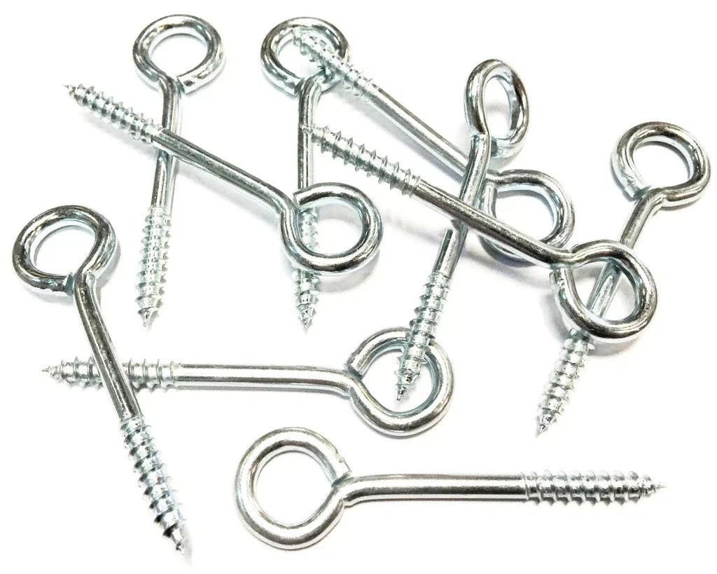 Stainless Steel Vine Eyes | Wood Screw Eye | 75mm | 1 x 20 Pack
