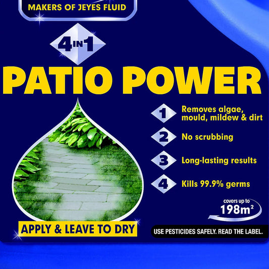 Jeyes 4in1 Patio & Decking Power Concentrate 4 Litre