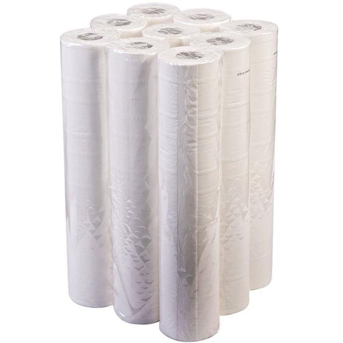 Janit-X 20 Inch White 2 Ply Hygiene Couch Roll Individually Wrapped for Hygiene