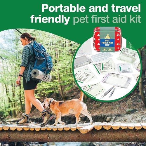 Safety First Aid Group Pet First Aid Kit Red KR200