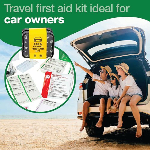 Safety First Aid Group Car and Travel First Aid Kit Grey KR201