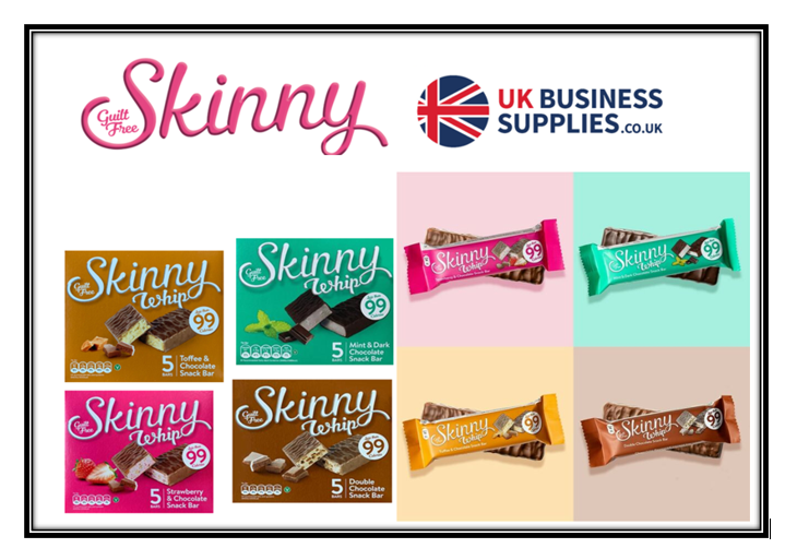 Mixed Case Offer: Full Case Skinny Whips 5 Case of Each Per Box {20 Boxes}