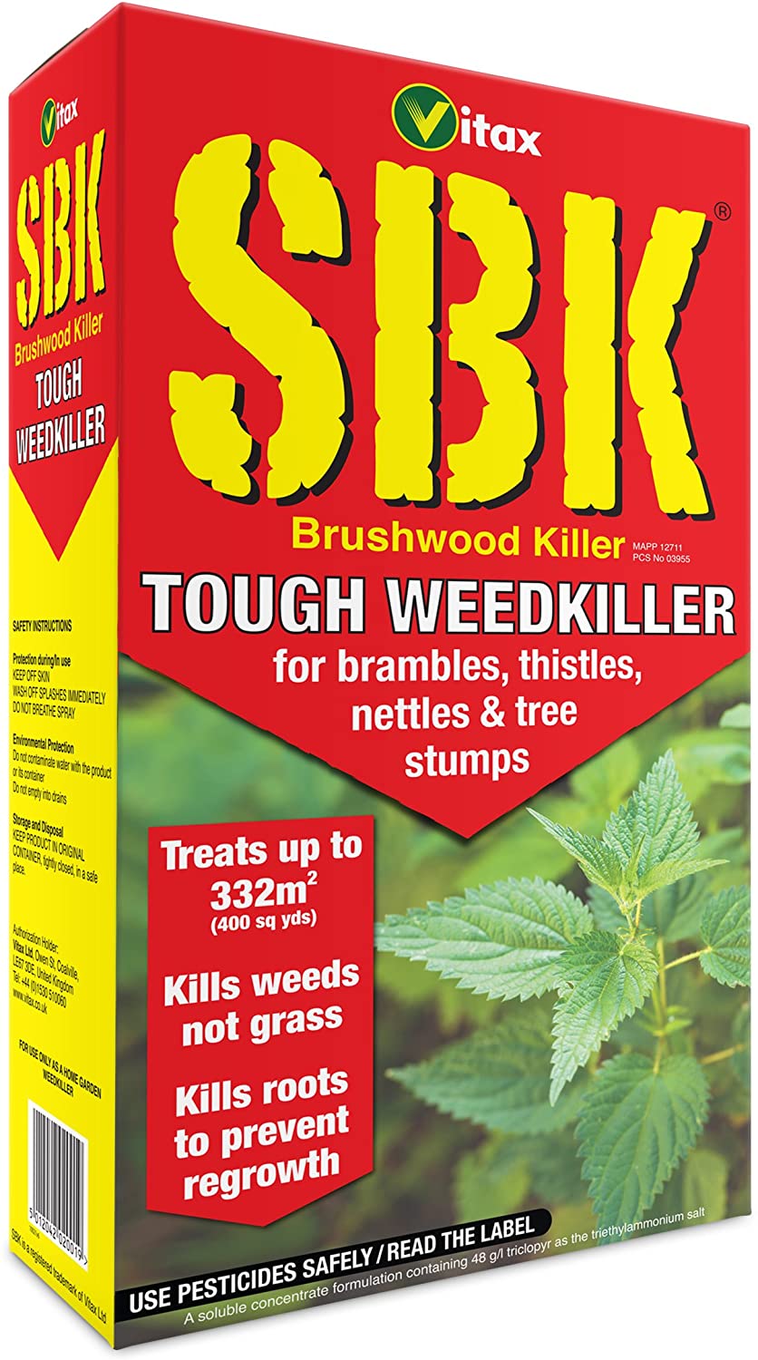 Vitax SBK Brushwood Killer Tough Weedkiller Concentrate 1 Litre