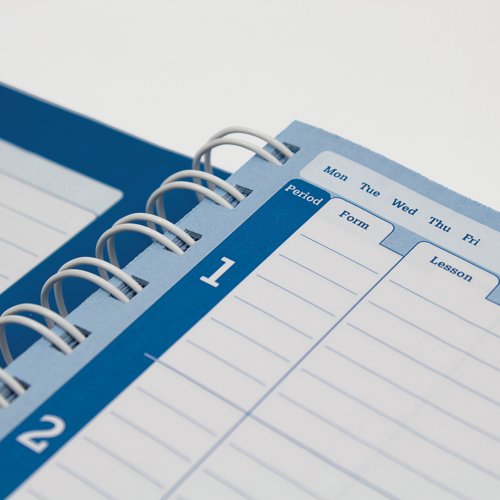 Silvine Teachers Academic Planner 6 Period A4 ST45312