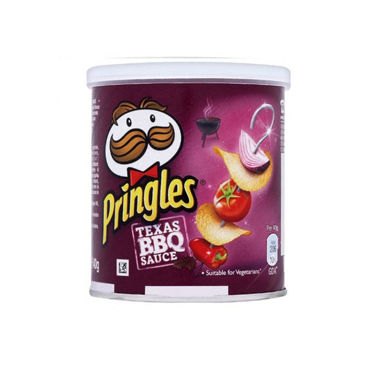 Pringles Texas BBQ Crisps 40g x 12 per case