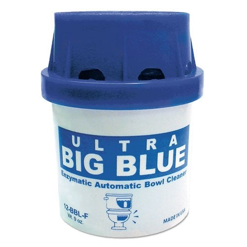 Ultra Big Blue Automatic Toilet Bowl Cleaner , Blue, Unscented, 900 Flush Cartridge - Automatic bowl cleaners.