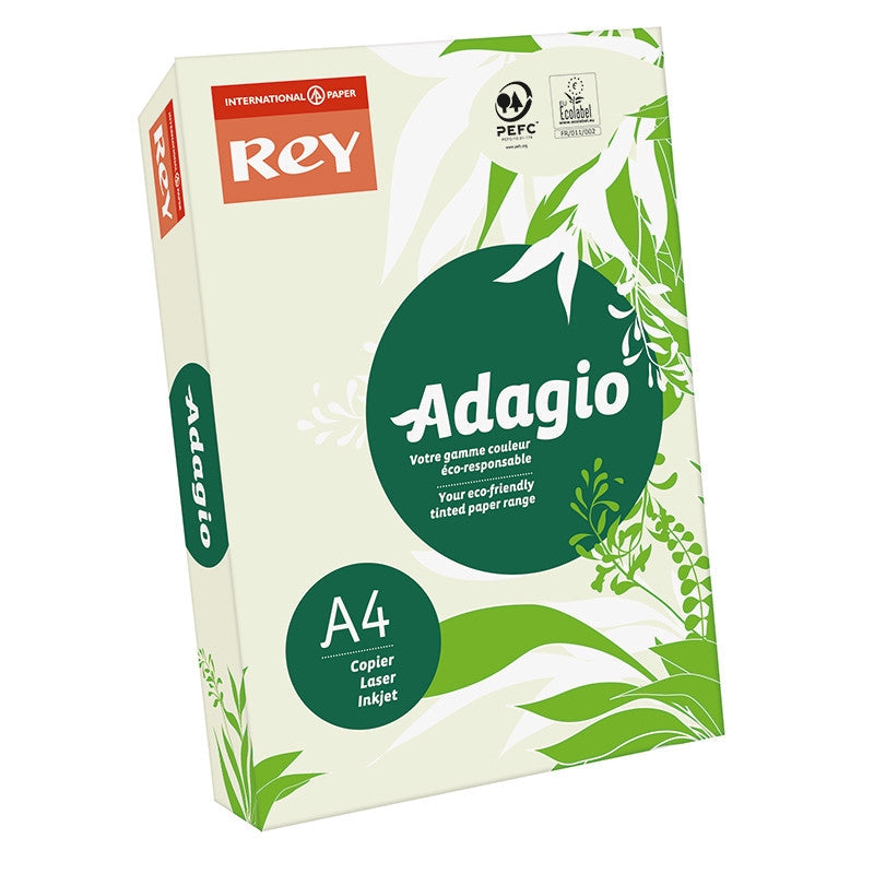 Rey Adagio A4 80gsm Paper Green 1 Ream (500 Sheet)