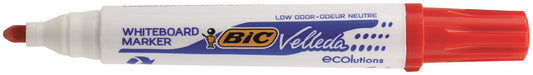 Bic Velleda 1701 Whiteboard Marker Bullet Tip 1.5mm Line Red (Pack 12) - 904939