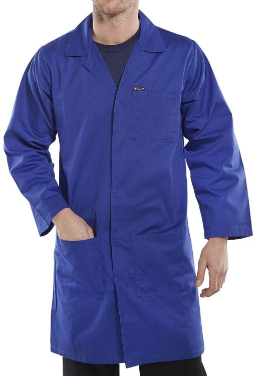 Warehouse Hygiene Coat Royal Blue (All Sizes)