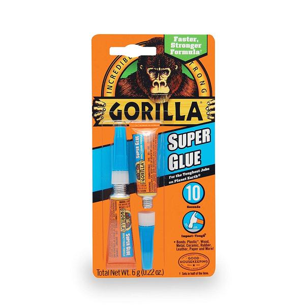 GARDEN & PET SUPPLIES - Gorilla Superglue 3g Tube Pack 2's