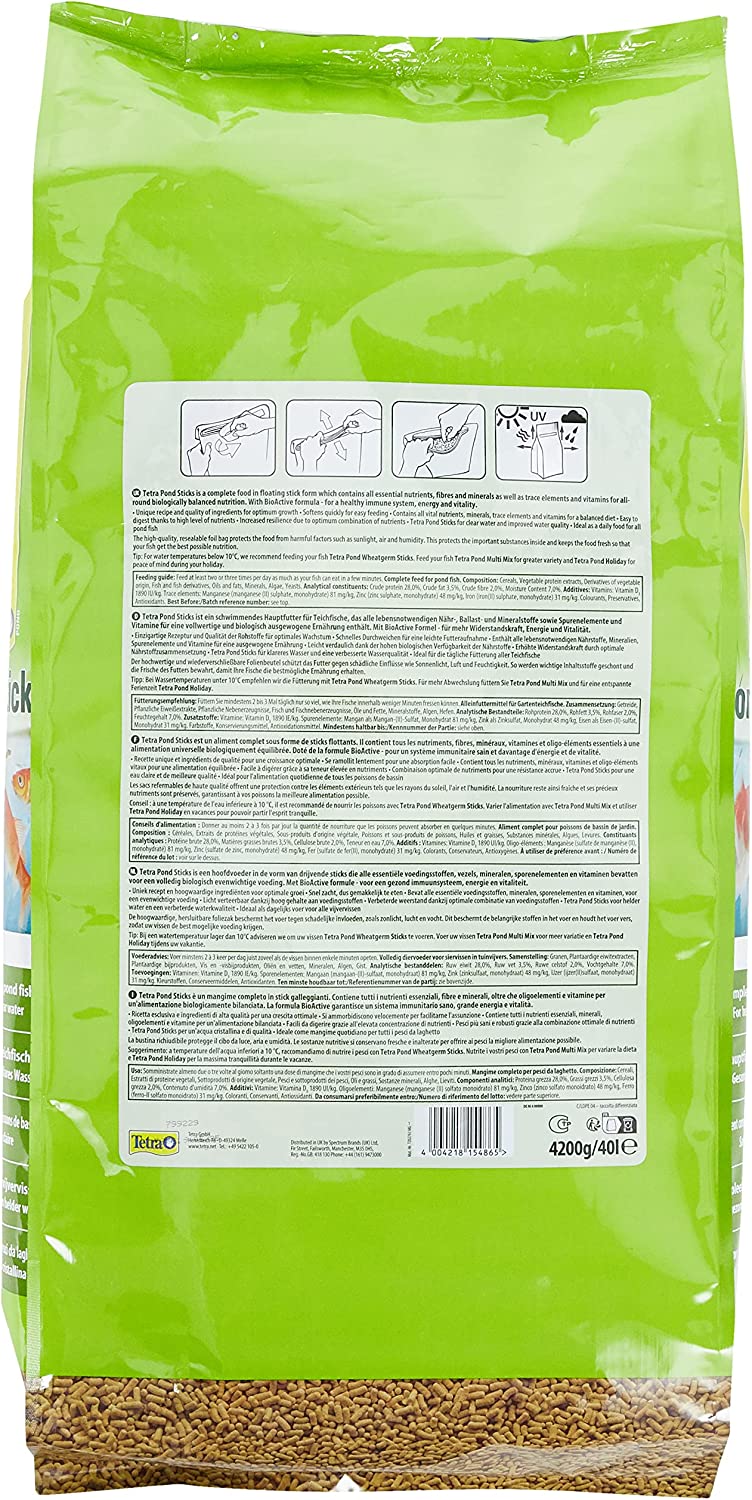 Tetra Pond Sticks 40 Litre